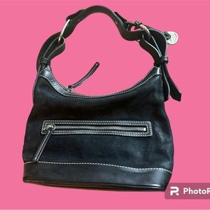 Dooney and bourke 1975 hobo purse leather suede